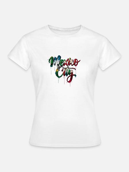 Mexico City - Frauen T-Shirt - Weiß