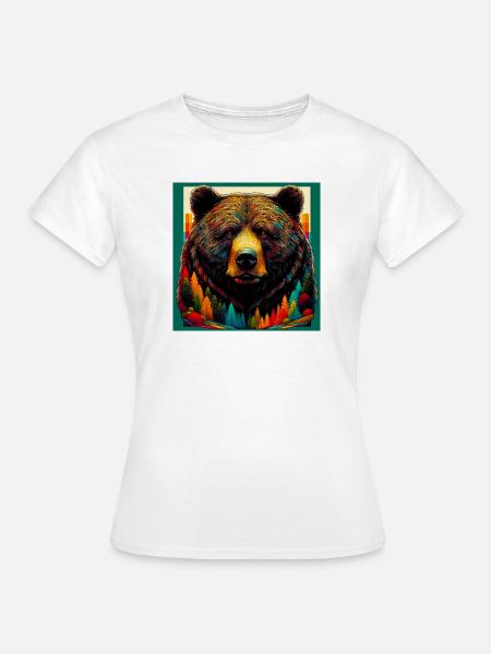 Bär - Frauen T-Shirt - Weiß