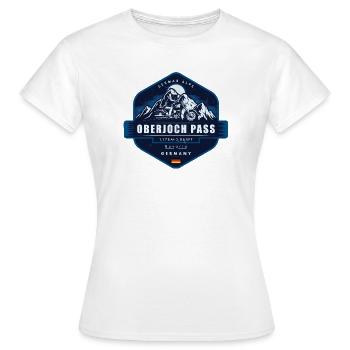 Oberjochpass , Bayern, Deutschland - Frauen T-Shirt - Weiß - Vorne - AI Model Female 172 dark (172cm)