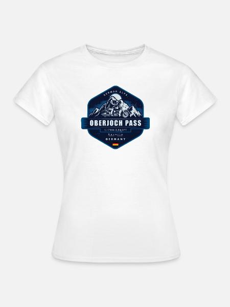 Oberjochpass , Bayern, Deutschland - Frauen T-Shirt - Weiß