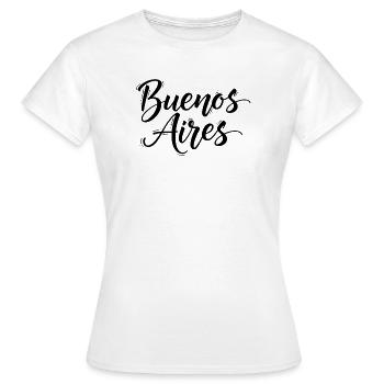 Buenos Aires - T-shirt Femme - blanc - Devant - AI Model Female 172 dark (172cm)