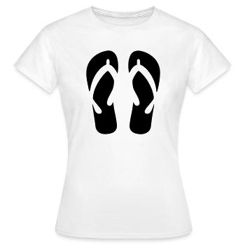 Feiertag - Frauen T-Shirt - Weiß - Vorne - AI Model Female 172 dark (172cm)