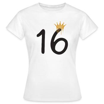 16 - T-shirt Femme - blanc - Devant - AI Model Female 172 dark (172cm)
