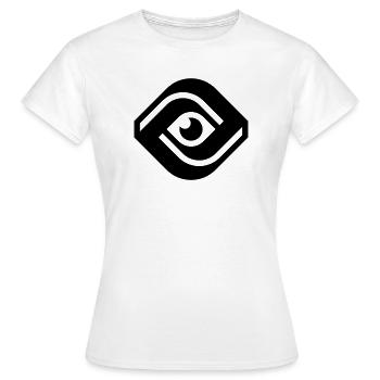 ALL-SEEING EYE - Women's T-Shirt - white - Front - AI Model Female 172 dark (172cm)