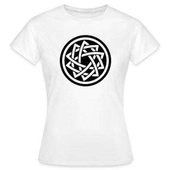 DOUBLE STAR - Women's T-Shirt - white - Front - AI Model Female 172 dark (172cm)