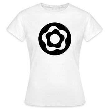 DONUT - Frauen T-Shirt - Weiß - Vorne - AI Model Female 172 dark (172cm)