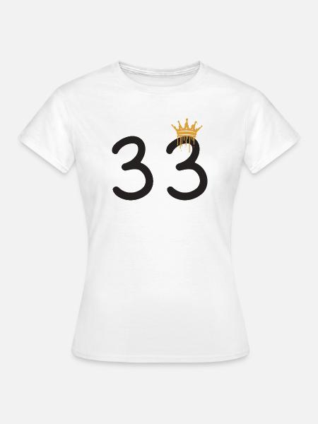 33 - Frauen T-Shirt - Weiß