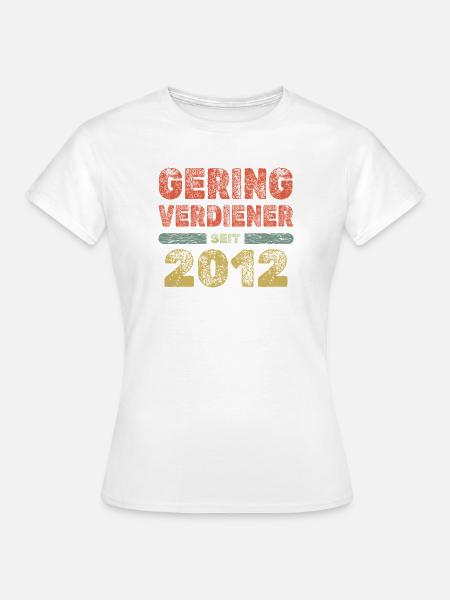 2012 - Frauen T-Shirt - Weiß