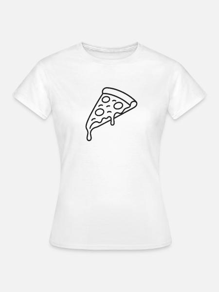 Pizzastück - Frauen T-Shirt - Weiß