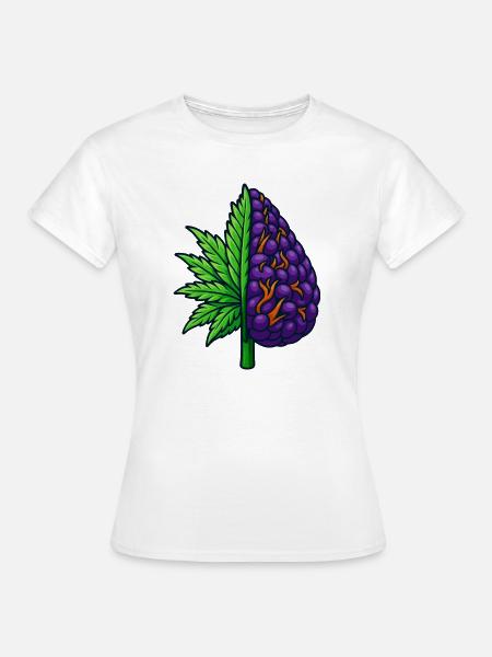 The Half Bud - Frauen T-Shirt - Weiß