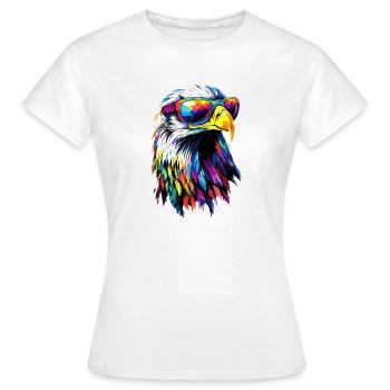 Eagle Bald Eagle Golden Eagle White-tailed Eagle - Women's T-Shirt - white - Front - AI Model Female 172 dark (172cm)