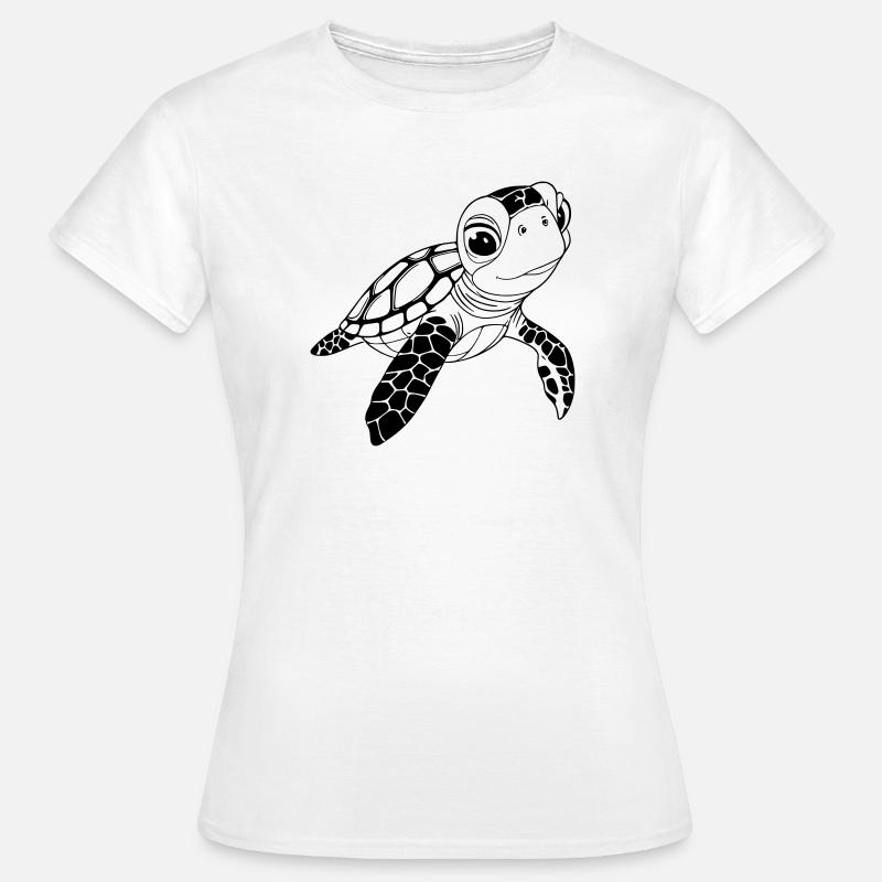 Turtle - Women's T-Shirt - white
