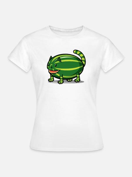 Catermelon - Frauen T-Shirt - Weiß