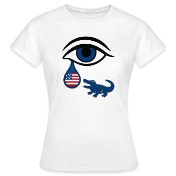 Florida Tear - Women's T-Shirt - white - Front - AI Model Female 172 dark (172cm)