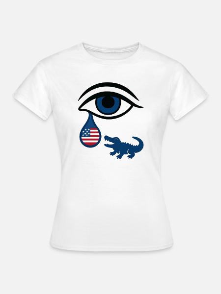Florida Träne - Frauen T-Shirt - Weiß