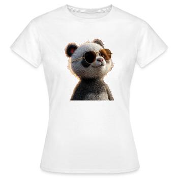 Panda Ours Pandas Géants Panda Géant Mignon Panda Ours Panda - T-shirt Femme - blanc - Devant - AI Model Female 172 dark (172cm)