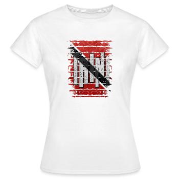 Trinité-et-Tobago - T-shirt Femme - blanc - Devant - AI Model Female 172 dark (172cm)