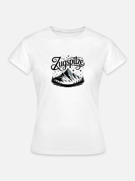 Zugspitze - Souvenir Design - Frauen T-Shirt - Weiß