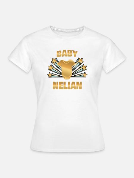 Nelian als Geburt - Frauen T-Shirt - Weiß