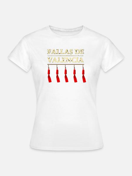 Fallas de Valencia Traca - Frauen T-Shirt - Weiß