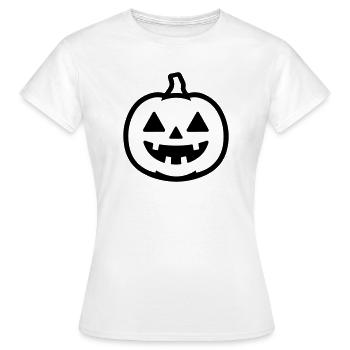Citrouille - T-shirt Femme - blanc - Devant - AI Model Female 172 dark (172cm)
