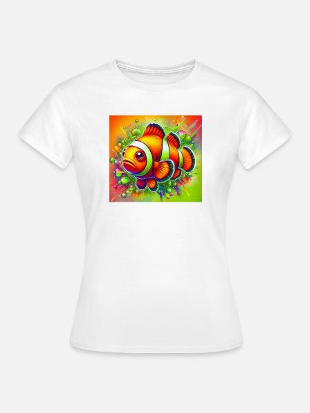 Clownfisch - Frauen T-Shirt - Weiß