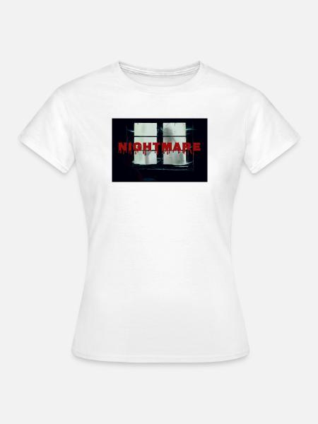 Albtraum_Geist_Halloween - Frauen T-Shirt - Weiß