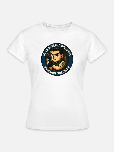S.T.A.R.S. Alpha Operativ - Frauen T-Shirt - Weiß