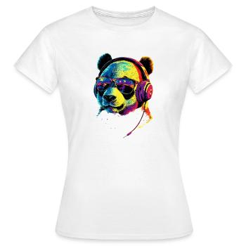 Panda Ours Pandas Géants Panda Géant Mignon Panda Ours Panda - T-shirt Femme - blanc - Devant - AI Model Female 172 dark (172cm)