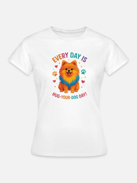 Zwergspitz - Frauen T-Shirt - Weiß