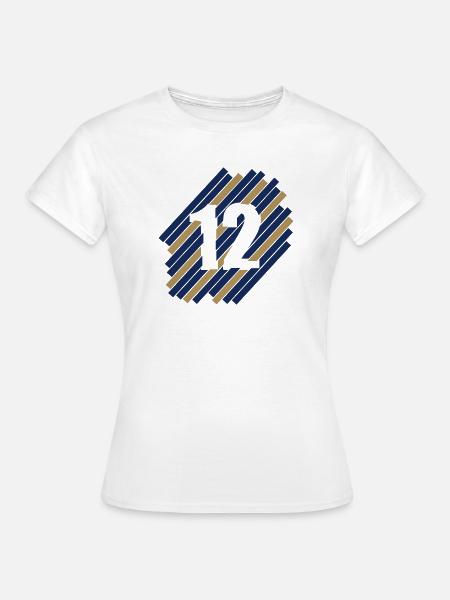 Der 12 Mann (Zürich) - Frauen T-Shirt - Weiß