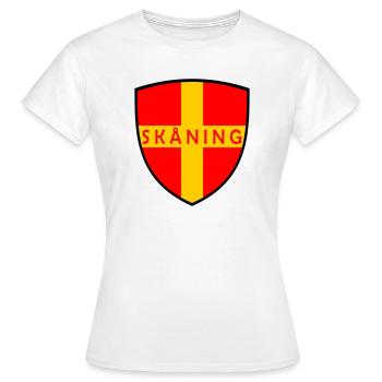 Scanie - T-shirt Femme - blanc - Devant - AI Model Female 172 dark (172cm)