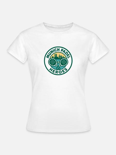 Munich Padel Heroes - Frauen T-Shirt - Weiß