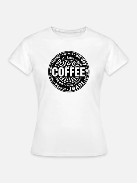 Coffee lover - Frauen T-Shirt - Weiß