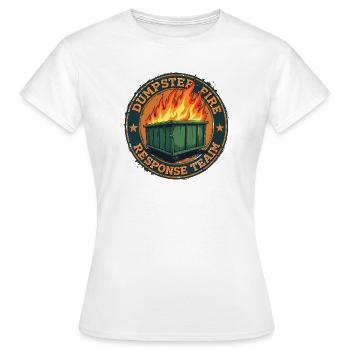 Dumpster Fire - Response Team - Women's T-Shirt - white - Front - AI Model Female 172 dark (172cm)