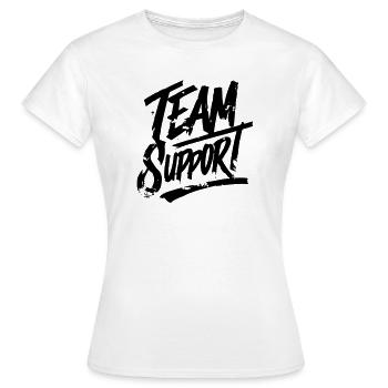 Team Support Association - Women's T-Shirt - white - Front - AI Model Female 172 dark (172cm)
