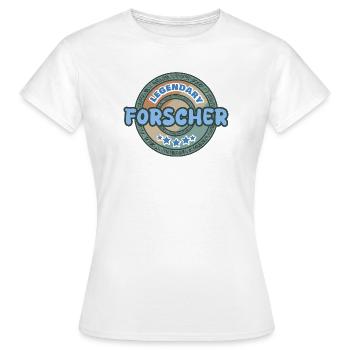 Forscher als Geschenkidee - Frauen T-Shirt - Weiß - Vorne - AI Model Female 172 dark (172cm)