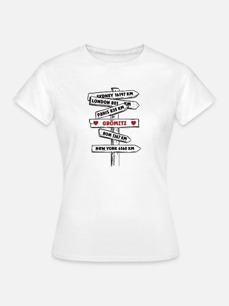 Grömitz Ostseebad Urlaub Ostsee Schleswigholstein - Frauen T-Shirt - Weiß
