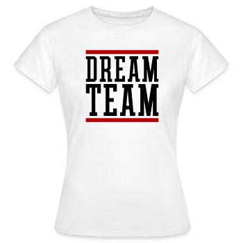 Équipe de rêve - T-shirt Femme - blanc - Devant - AI Model Female 172 dark (172cm)
