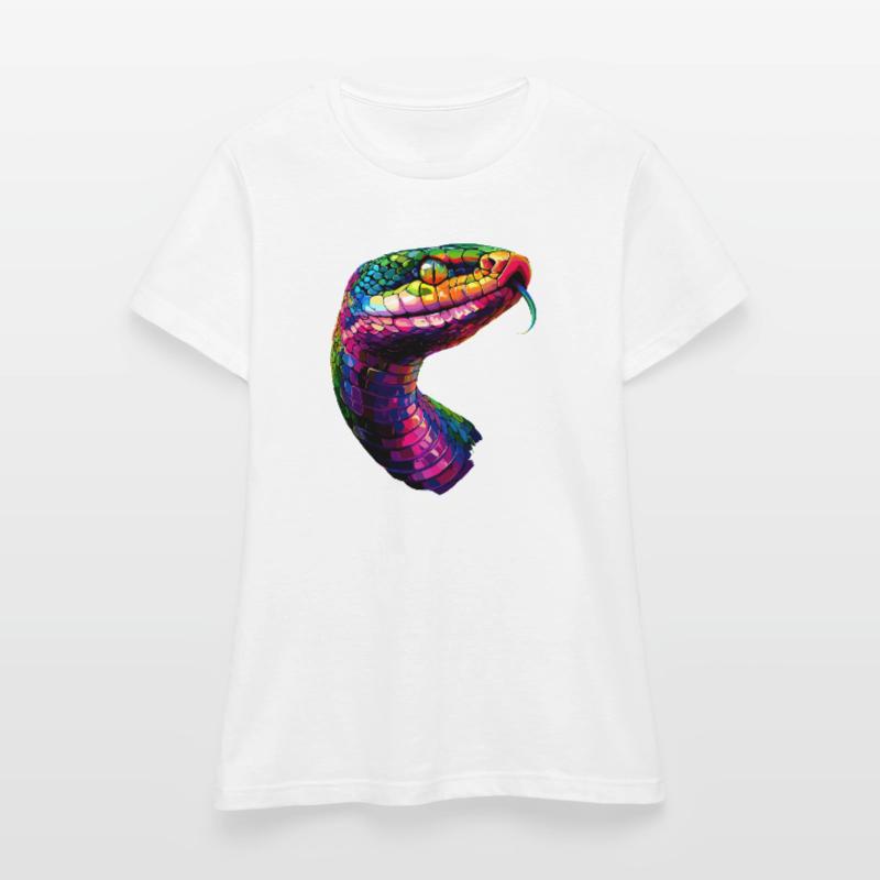 serpent, python, cobra, serpent à sonnettes, serpents T-shirt Femme