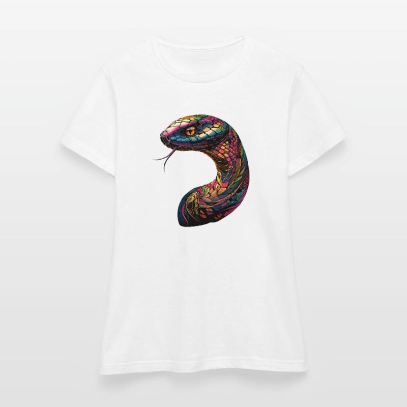 serpent, python, cobra, serpent à sonnettes, serpents T-shirt Femme