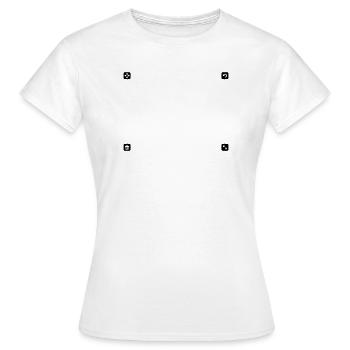 Champ Motif - T-shirt Femme - blanc - Devant - AI Model Female 172 dark (172cm)