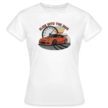 Slide into the DMS - Frauen T-Shirt - Weiß - Vorne - AI Model Female 172 dark (172cm)