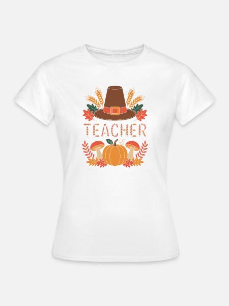 Lehrer Herbst - Frauen T-Shirt - Weiß