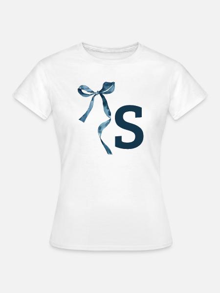 Geschenkidee von Monogram - Frauen T-Shirt - Weiß