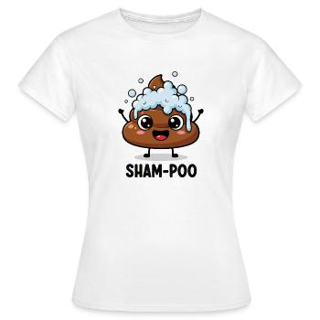Schaumige-Party - Frauen T-Shirt - Weiß - Vorne - AI Model Female 172 dark (172cm)