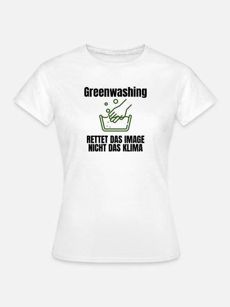 Handwäsche Illustration Trend - Frauen T-Shirt - Weiß