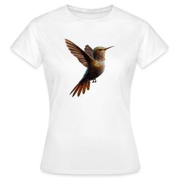 Colibri Colibri Colibri Oiseau Colibris Colibri mignon - T-shirt Femme - blanc - Devant - AI Model Female 172 dark (172cm)