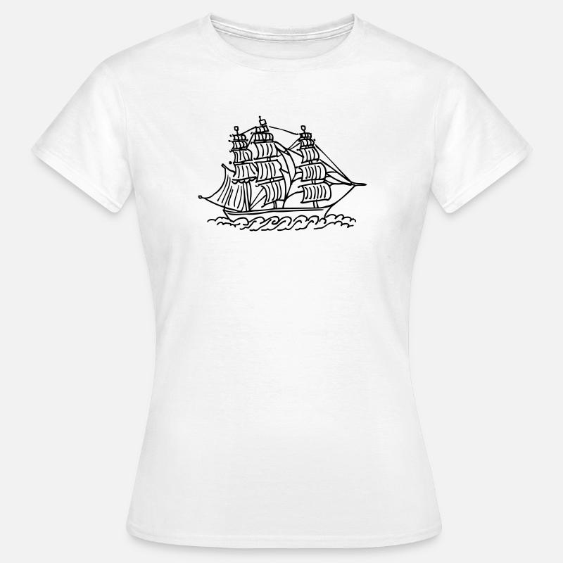 ship - Women's T-Shirt - white