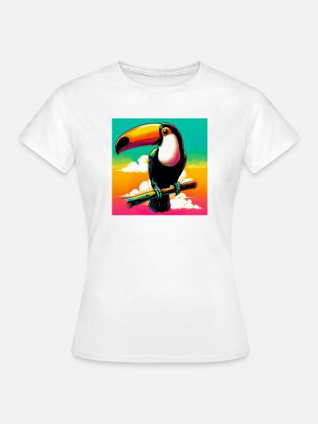 Tukan - Frauen T-Shirt - Weiß